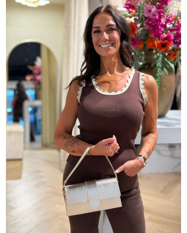 Top Romy Bruin Beige