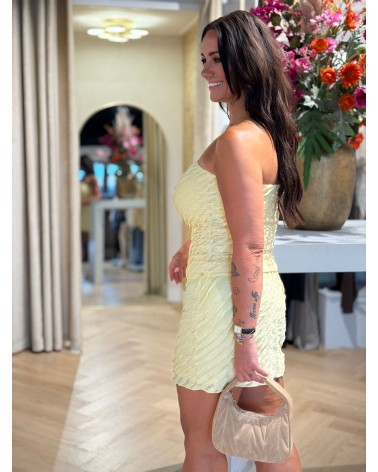Strapless Top Vera Geel