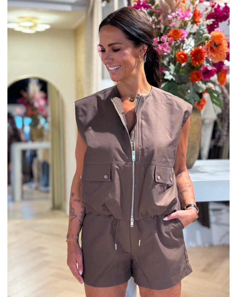 Gilet Jesse Ambika Bruin