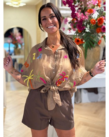 Blouse Ibiza Camel