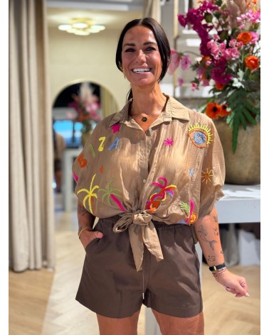 Blouse Ibiza Camel