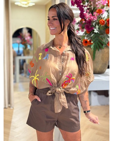 Blouse Ibiza Camel