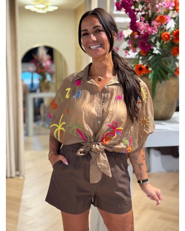 Blouse Ibiza Camel