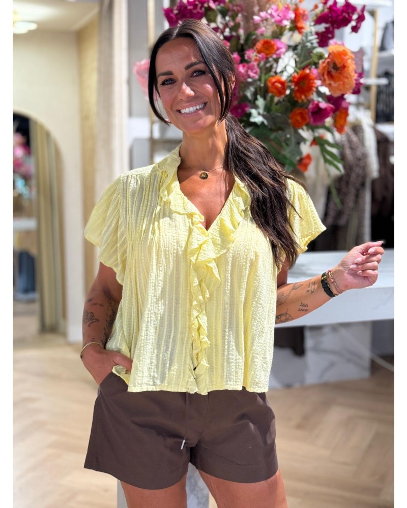Blouse Zayenna Geel