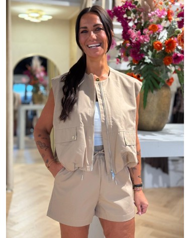 Gilet Jesse Ambika Camel