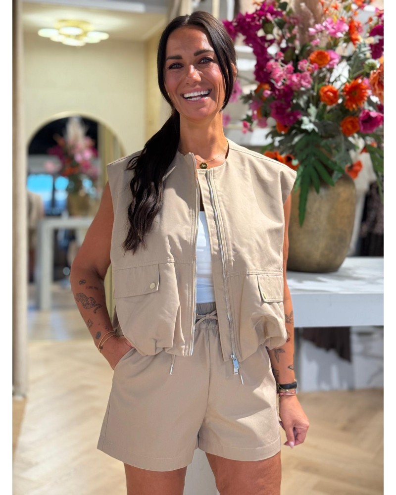 Gilet Jesse Ambika Camel