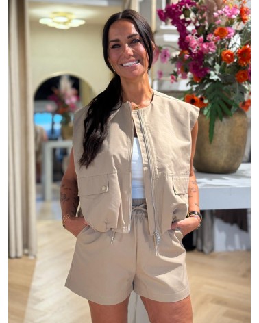 Gilet Jesse Ambika Camel