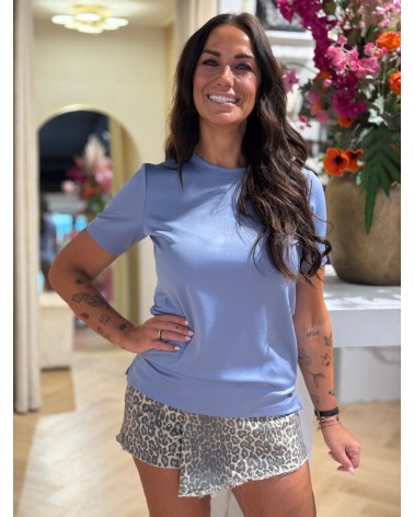 Top Rexy Denim Blauw