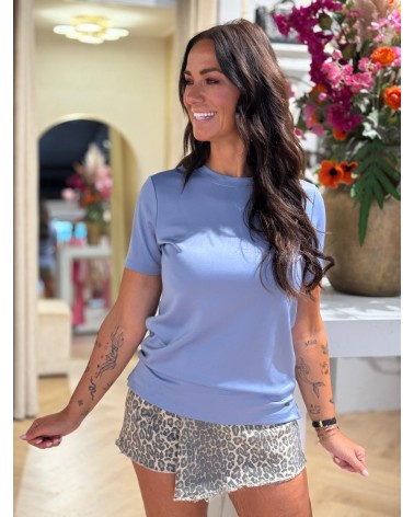 Top Rexy Denim Blauw