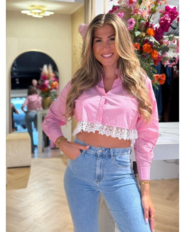 Blouse Cropped Ruby Roze