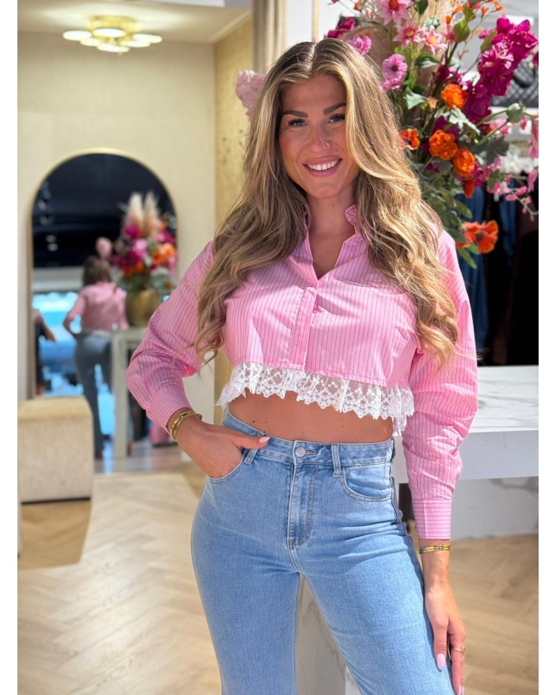 Blouse Cropped Ruby Roze