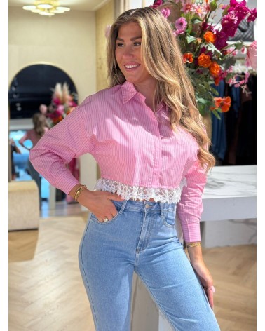 Blouse Cropped Ruby Roze