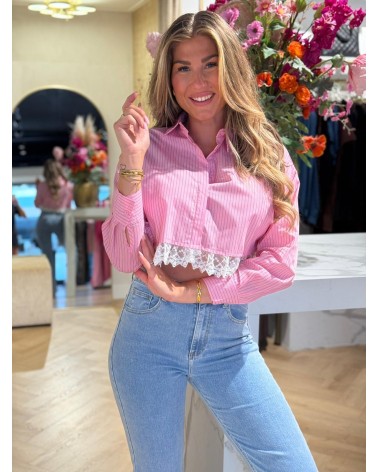 Blouse Cropped Ruby Roze