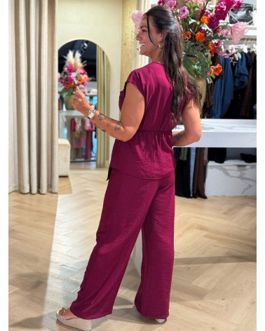 Broek Sheryl Bordeaux