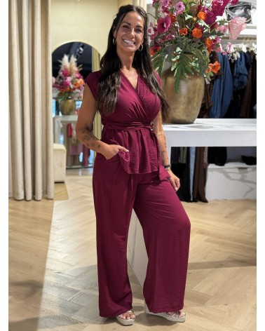 Broek Sheryl Bordeaux