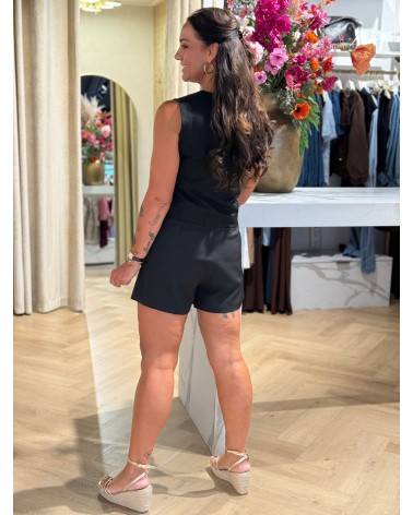 Gilet Livia Zwart