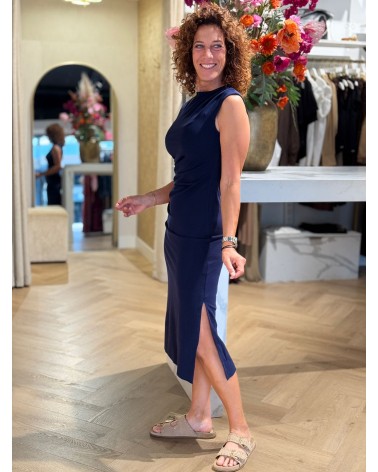 Jurk Lenette Navy Blauw