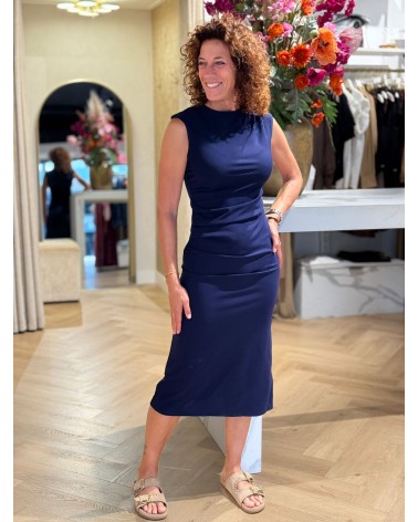 Jurk Lenette Navy Blauw