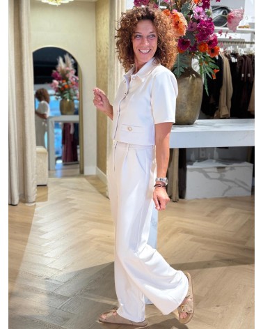 Pantalon India Creme