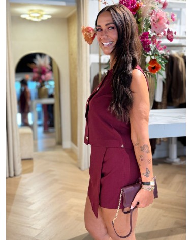Skort Livia Bordeaux