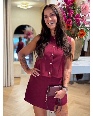 Skort Livia Bordeaux