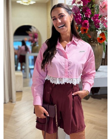 Blouse Cropped Ruby Roze