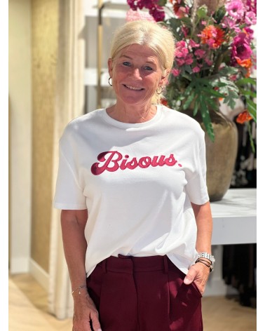 T-Shirt Bisous Wit