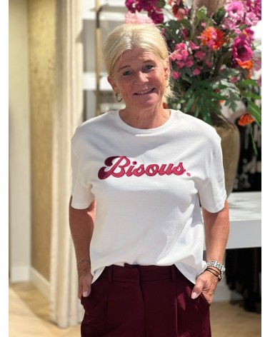 T-Shirt Bisous Wit