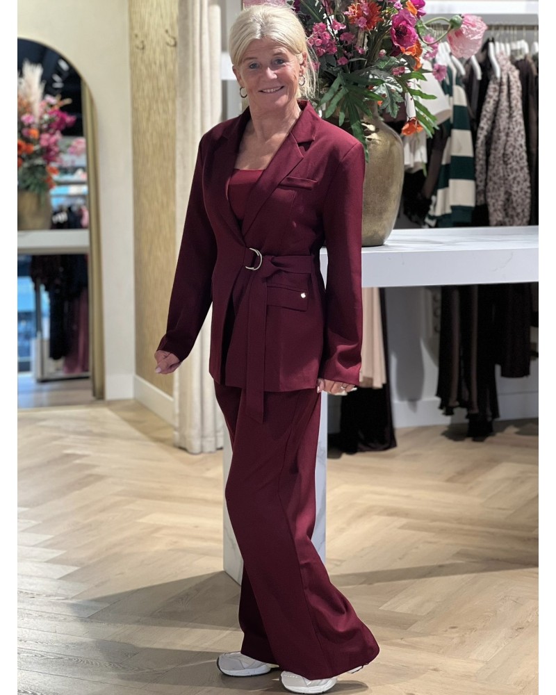 Pantalon Lily Burgundy