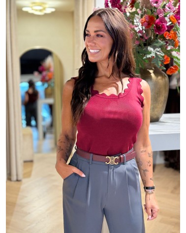 Top Romy Bordeaux