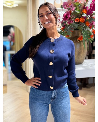 Vest Ann Blauw