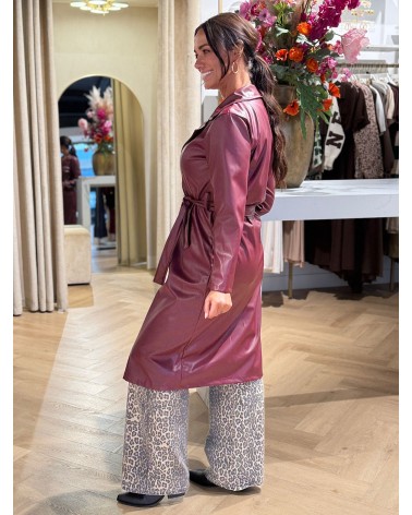 Jas Lexie Bordeauxrood