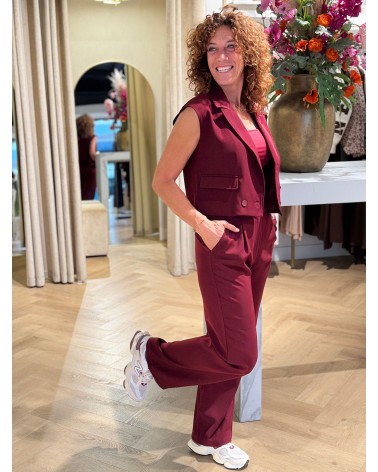 Pantalon Momo Bordeaux