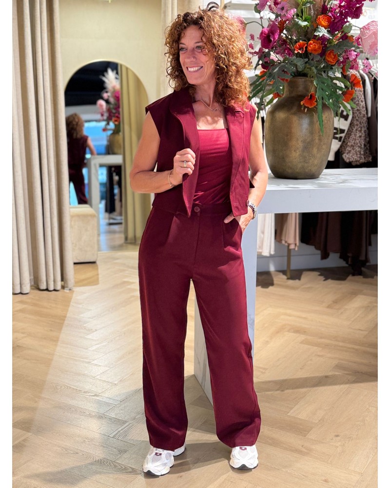 Gilet Momo Bordeaux