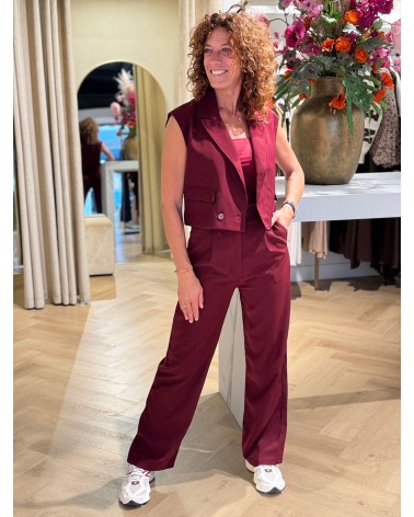 Gilet Momo Bordeaux