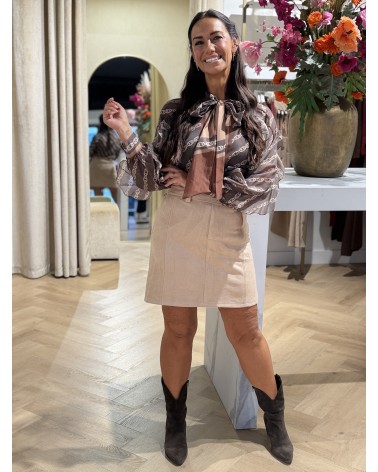 Blouse Chain Bruin