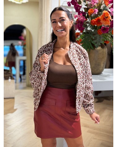 Rok Leatherlook Bordeaux