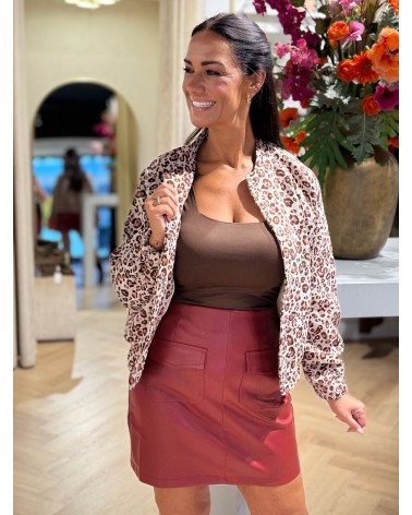 Rok Leatherlook Bordeaux