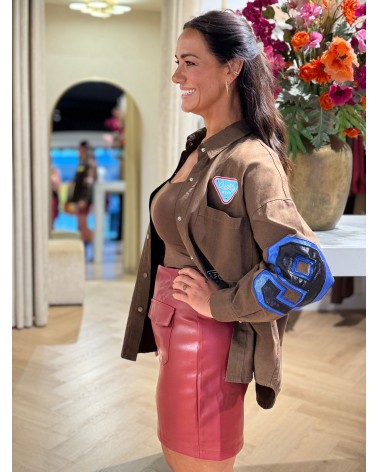 Rok Leatherlook Bordeaux