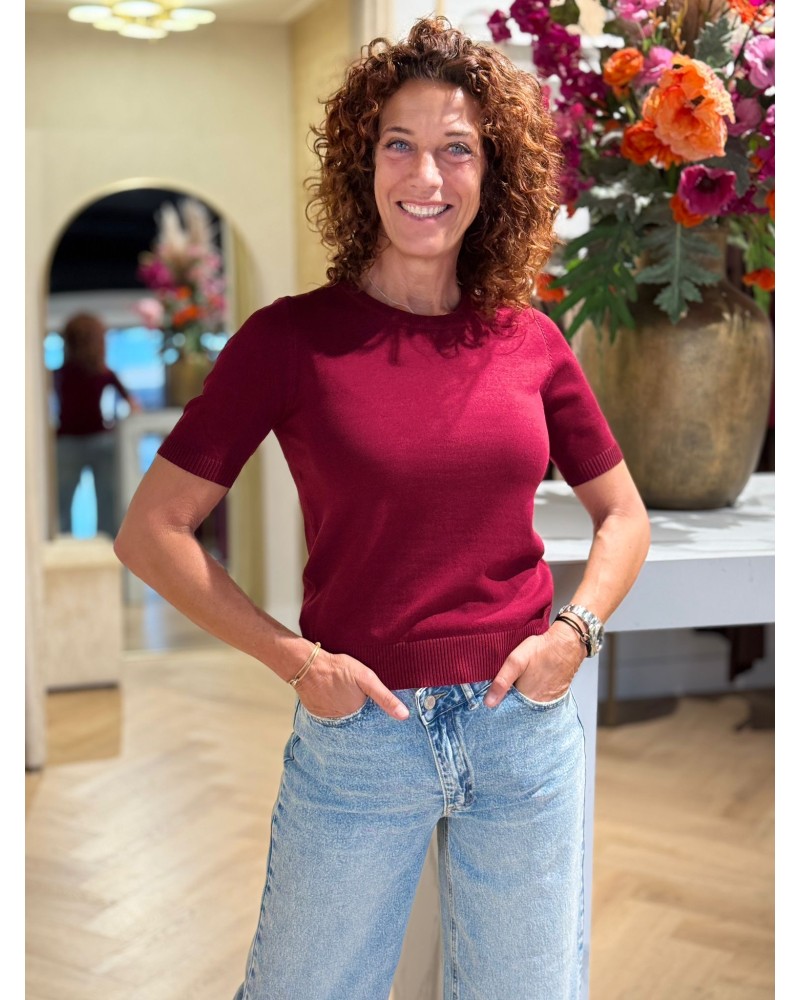 Top Clara Bordeaux