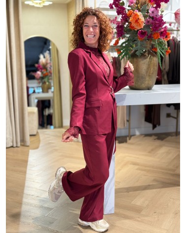 Pantalon Lily Bordeaux