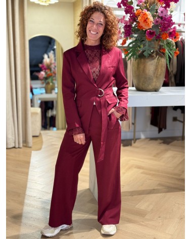 Pantalon Lily Bordeaux