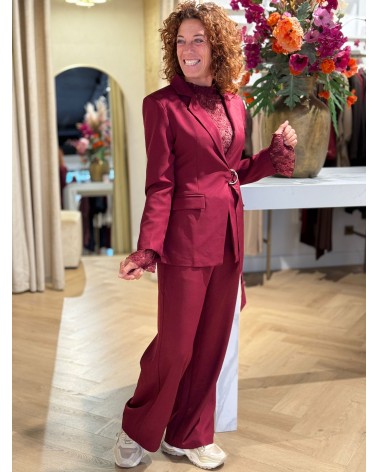 Pantalon Lily Burgundy