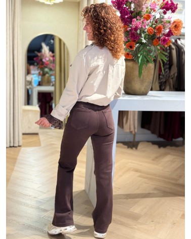 Jeans 8712-17 Bruin