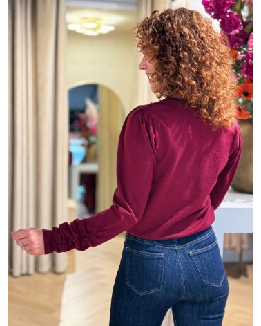 Trui Tyra Bordeaux