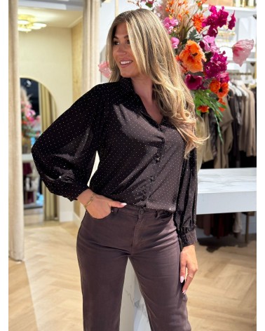 Blouse Sparkel Bruin