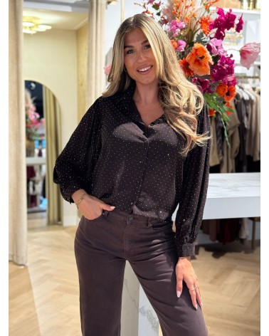 Blouse Sparkel Bruin