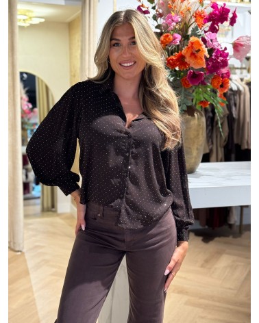 Blouse Sparkel Bruin