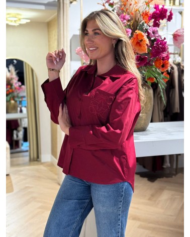 Blouse Louwie Wijnrood