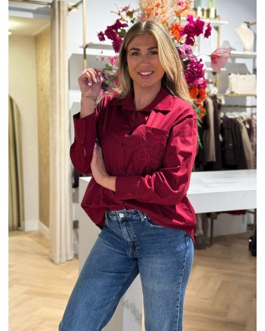 Blouse Louwie Wijnrood